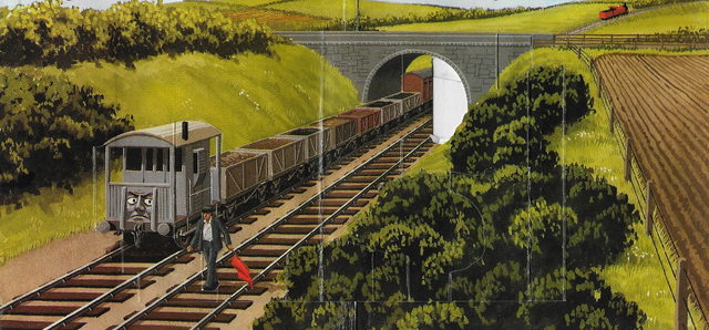File:JamestheRedEngineandtheTroublesomeTrucks4.png