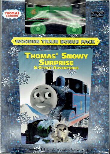 File:Thomas'SnowySurprise&OtherAdventuresDVDWithWoodenRailwayJackFrostPercy.jpg
