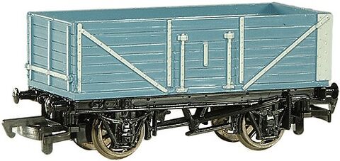 File:Bachmannblueopenwagon.jpg