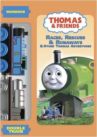 File:Races,RescuesandRunawaysandotherThomasAdventureswithFreeWoodenRailwayThomasandSilverPercy.jpg