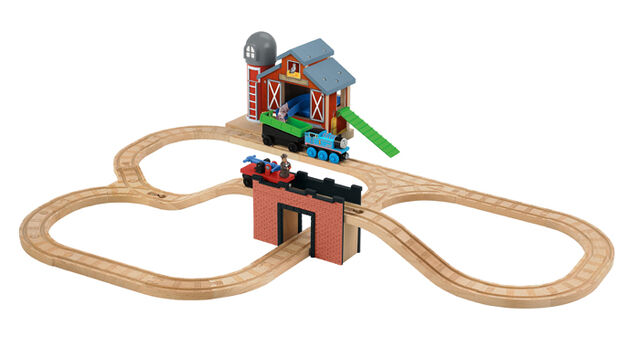 File:WoodenRailwayFarmhousePigDeliveryPlaysetPrototype.jpg