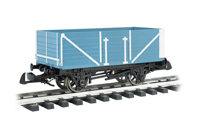 File:BachmannLargeScaleBlueOpenWagon.jpg