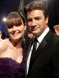 Emily Deschanel Nathan Fillion