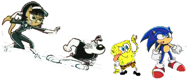 File:Kitty,Dudley,Spongebob,Sonic locked in kombat!.png