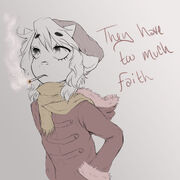 Faith sketch blah