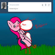 Doodle pinky kissy