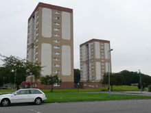 Buckland End, Brunswick House & Albany House in shard end