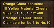 Orange reward chest