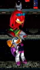 Knuckles Saves Rouge