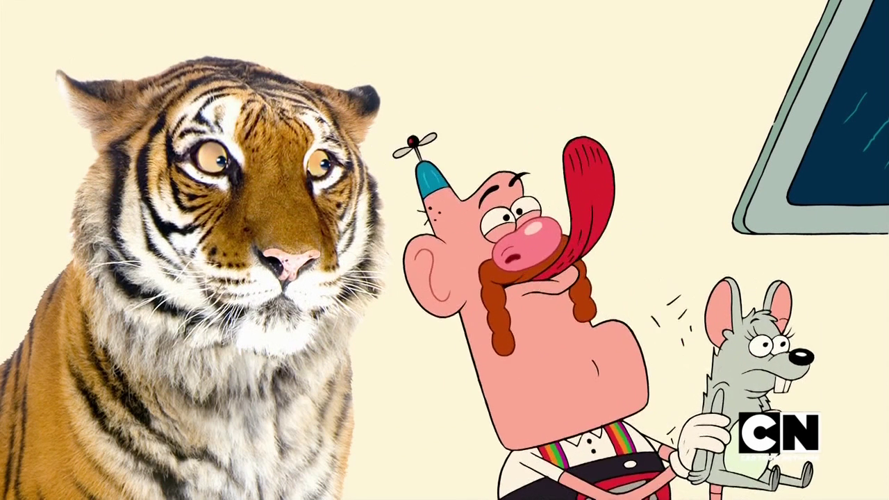 Image - Uncle Grandpa, Mouse, and GRFT in Tiger and Mouse 01.png ...