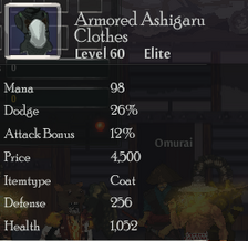 ArmoredAshigaruClothes