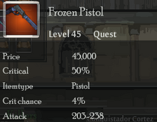 Frozen Pistol