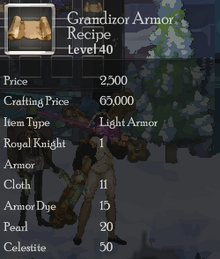 Grandizor Armor Rec