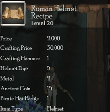 Roman Helmet Rec