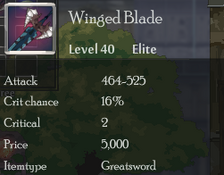 Winged Blade