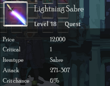 Lightning Sabre