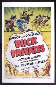 Buck privates poster