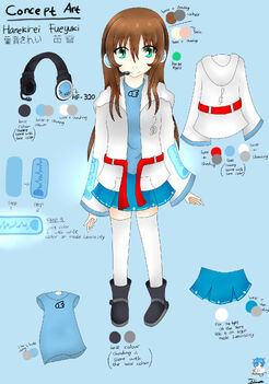 UTAU Concept Art - Hanekirei Fueyuki