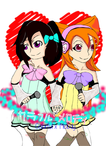 File:Colorful x melody hoshine amaya and kokone kara by makunijiiro.png