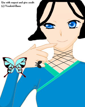 Miku Butterfly Base by Vocaloid Bases