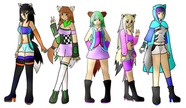 Megami wolves (Picture By DarkBox-V2k)