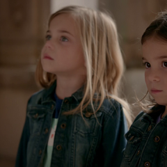 Tierney Smith Vampire Diaries . Alaric, Caroline, Josie and Lizzie | The Vampire Diaries ...