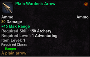 Plain Warden's Arrow