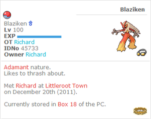VDex Wiki Blaziken