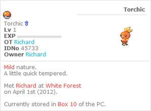 VDex Wiki Torchic