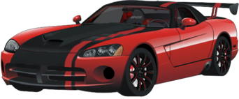 Dodge Viper ACR red