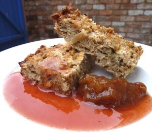 Oat-and-onion-roast-with-chutney