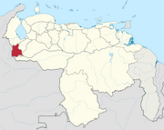 Tachira in Venezuela ( claimed) svg
