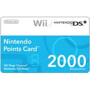 Nintendo Points Card
