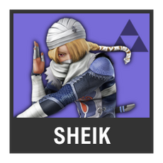 Super Smash Bros. Strife character box - Sheik