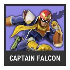 Super Smash Bros. Strife character box - Captain Falcon
