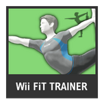 Super Smash Bros. Strife character box - Wii Fit Trainer M