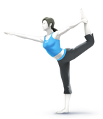SSB4U3D Wii Fit Trainer