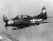 AD-5 Skyraider VMA-331 1950s
