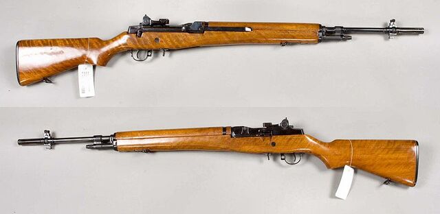 File:M14 rifle - USA - 7,62x51mm - Special presentation rifle, Serial No 0010 - Armémuseum.jpg