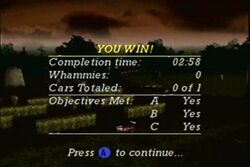 Quest Mode- End Screen