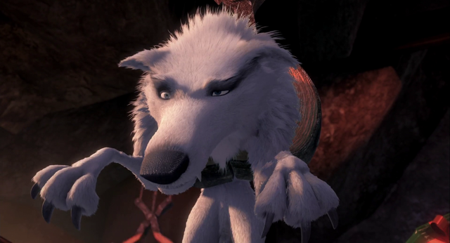 File:White Wolf caught in claw.png