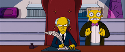 Montgomery Burns the simpsons movie