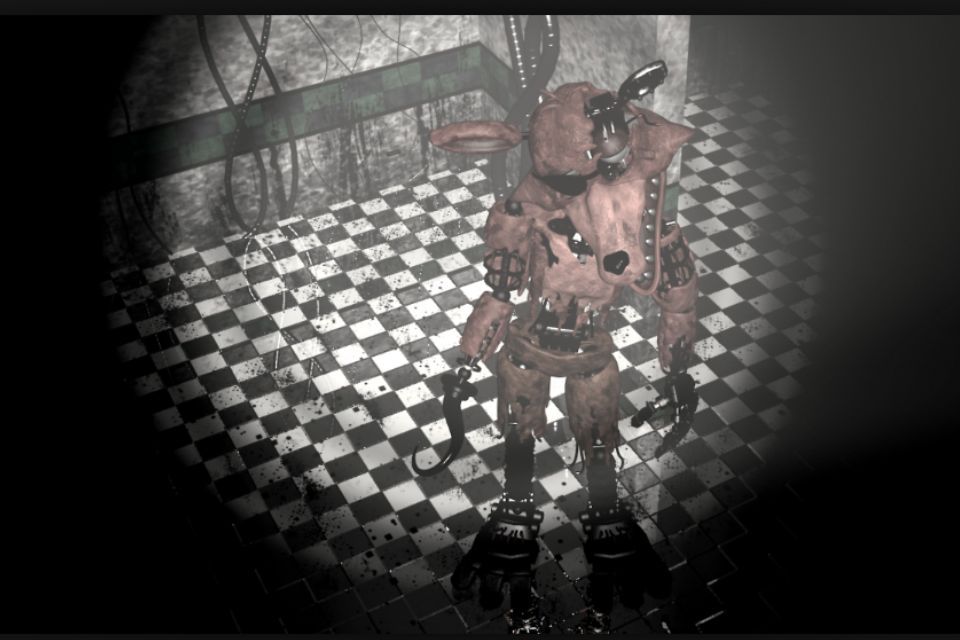 withered Foxy The pirate fox Minecraft Skin
