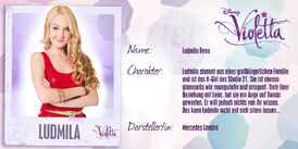 Violetta steckbriefe ludmilla