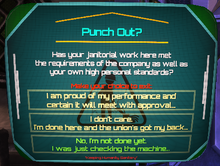 PunchOMatic selection screen