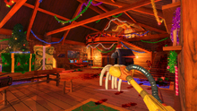 Santa opening area