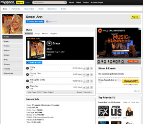 SweetAnn myspace
