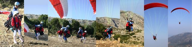 Fichier:Tandem paraglider launch.jpg