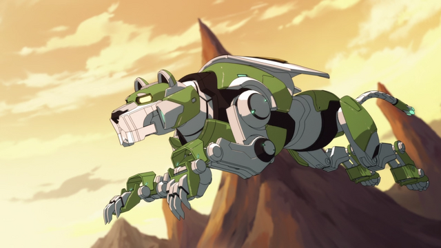 File:S2E04.204. Green flying thru Olkarion sunset sky.png
