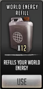 World energy refill